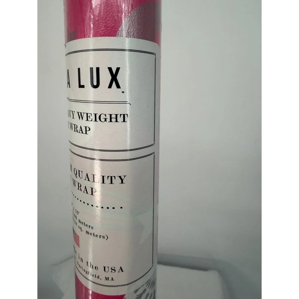 Bella Lux Pink Unicorn Rainbow Gift Wrap Roll Heavy Weight 30 SqFt 109-09